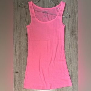 Old Navy Pink Tank Top with Scoop Neckline sleeveless shirt